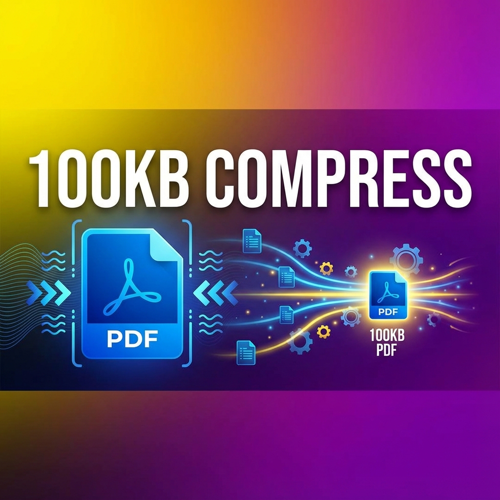 Compress PDF to 100KB